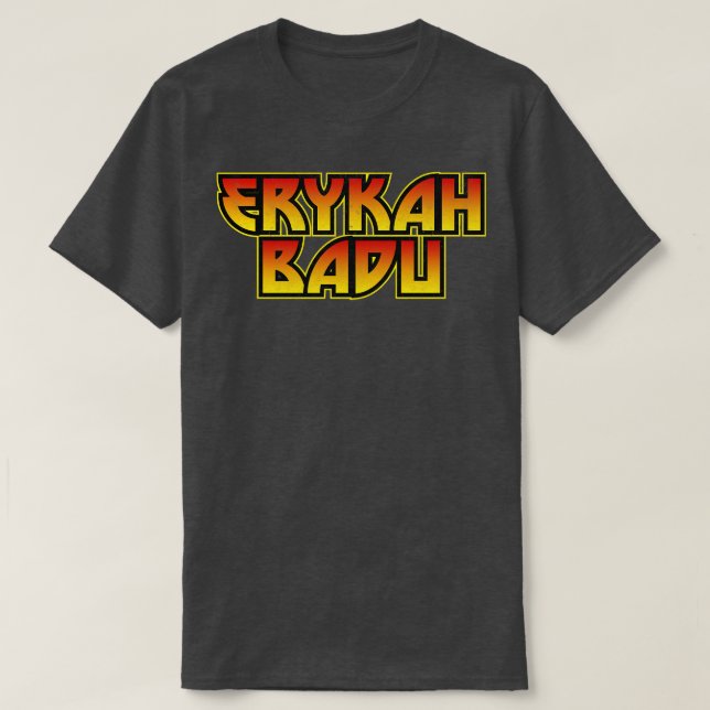 Camiseta Erykah Badu Vintage Rock (Frente do Design)