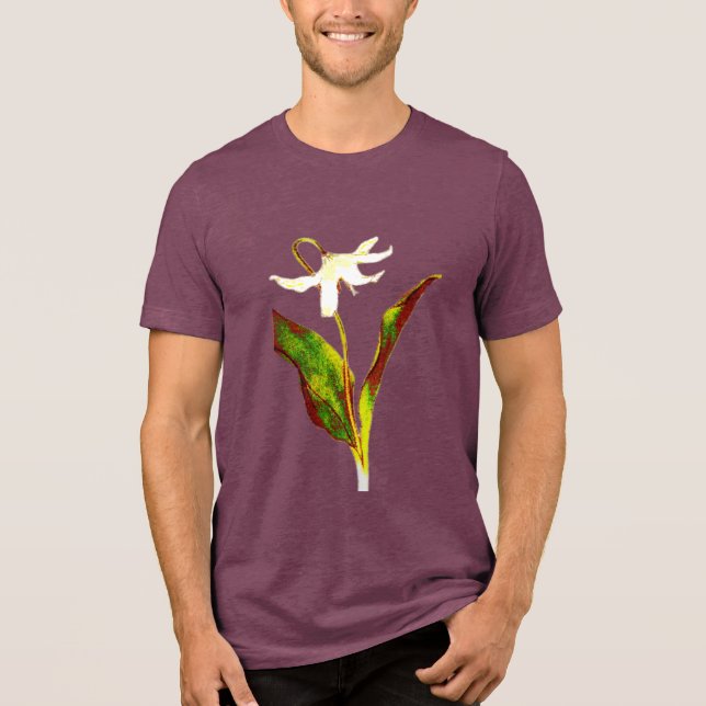Camiseta Erythronium Grandiflorum  (Frente)