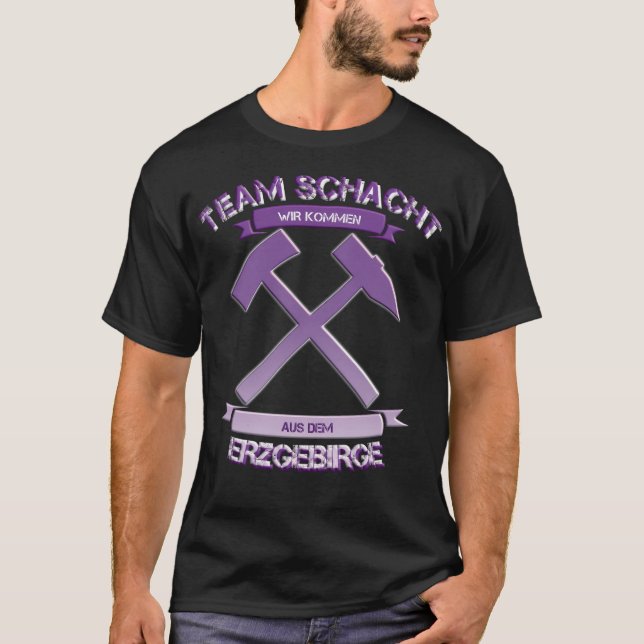 Camiseta Erzgebirge Team Soccer Aue Schacht Hiking Gift Nat (Frente)