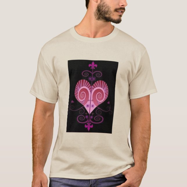 CAMISETA ERZULI FREDA DAHOMEY VEVE SECRET VODOU GEOMETRY (Frente)