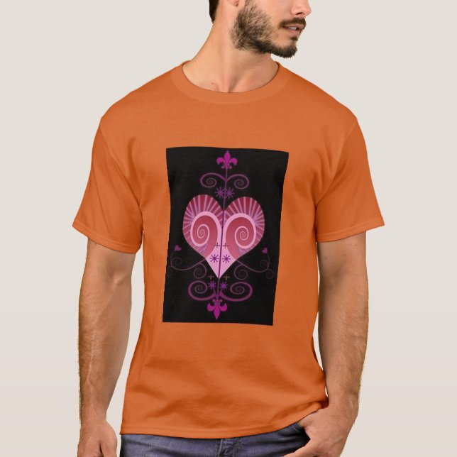 CAMISETA ERZULI FREDA DAHOMEY VEVE SECRET VODOU GEOMETRY (Frente)