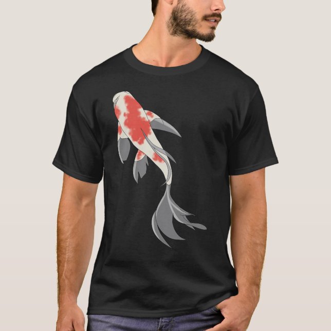 Camiseta Esboço de Koi (Frente)