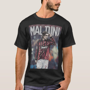 Camiseta Esboço do lendário capitão de futebol Paolo Maldin