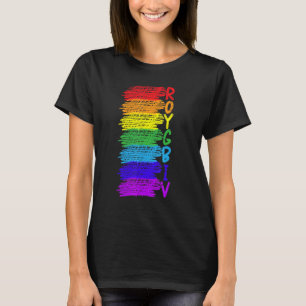 Camiseta Esboço do Professor Artista Pintor Roygbiv