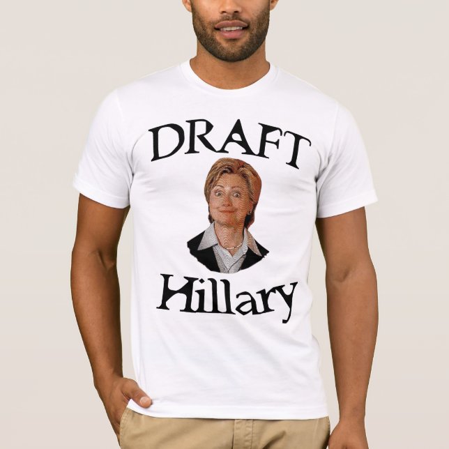Camiseta Esboço Hillary Clinton (Frente)