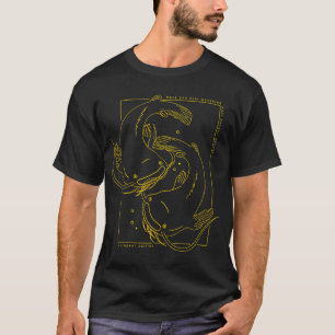 Camiseta Esboço imaginando o que Wallers quer