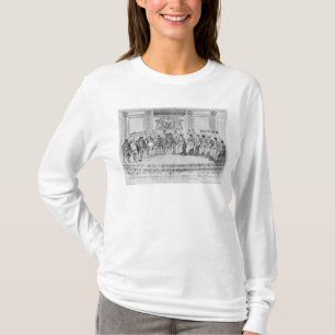 Camiseta Esboço que descreve Napoleon mim e os soberanos