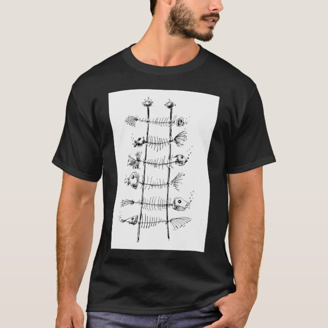 Camiseta Escada de Espinha de Peixe (Frente)