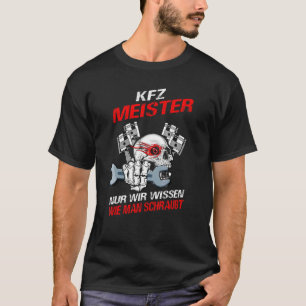 Camiseta Escada de Oficina Mestre de Mecânica de Carros Tre