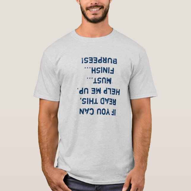 Camiseta escada de um burpee de 100 dias (Frente)