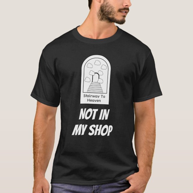 Camiseta Escada para o céu - Não no meu Compro (Frente)