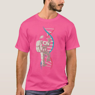 Camiseta Escadas de DNA astronauta por Tobe Fonseca