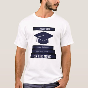 Camiseta Escadas de Formando de Boné de Graduação Person