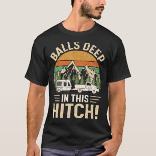Camiseta Escadas Profundos Neste Acampamento De Vintagem De