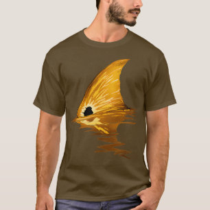 Camiseta Escadas traseiras Cantarilho Vermelho Peixe Vermel