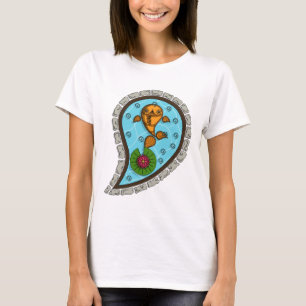 Camiseta Escala Camisa-luz feminina