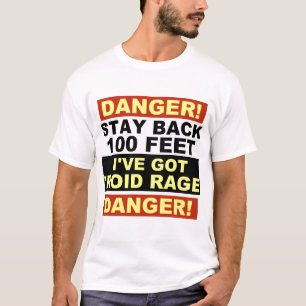 Camiseta Escala de advertência de Roid