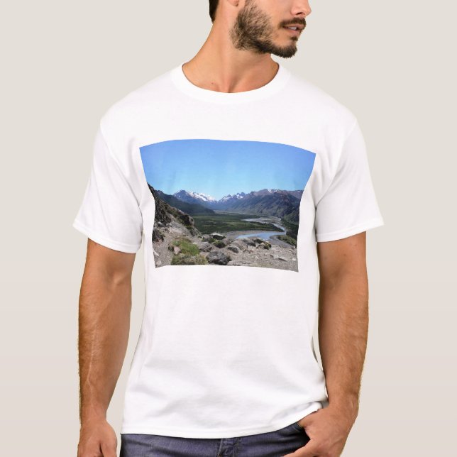 Camiseta Escala de Andes, Patagonia (Frente)