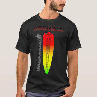 Camiseta Escala de calor Scoville