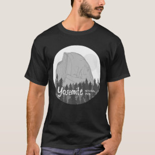 Camiseta Escala de Cinza do Parque Nacional de Yosemite