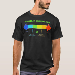 Camiseta Escala de Continuum de Personalidade Ambiversa