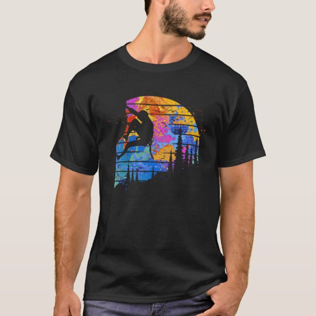 Camiseta Escala de pedras para pedras (Frente)
