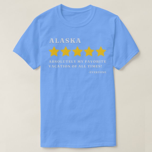 Camiseta Escala de TShirt no Alaska 5 (Frente do Design)