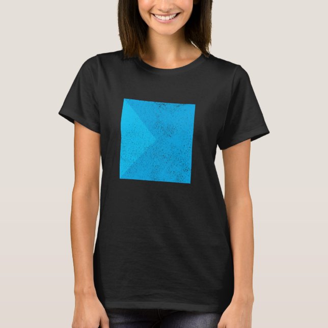 Camiseta Escala Geométrica Triangular Formas Quadradas Arte (Frente)