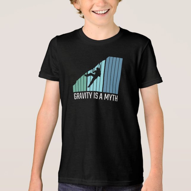 Camiseta Escalada - A Gravidade é um Mito (Frente)