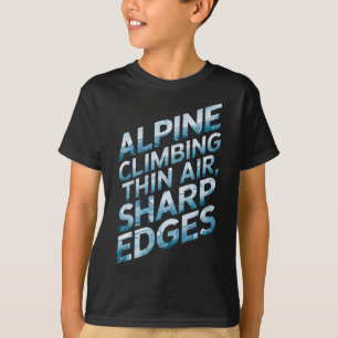 Camiseta Escalada Alpina Ar Ralo Bordas Afiadas