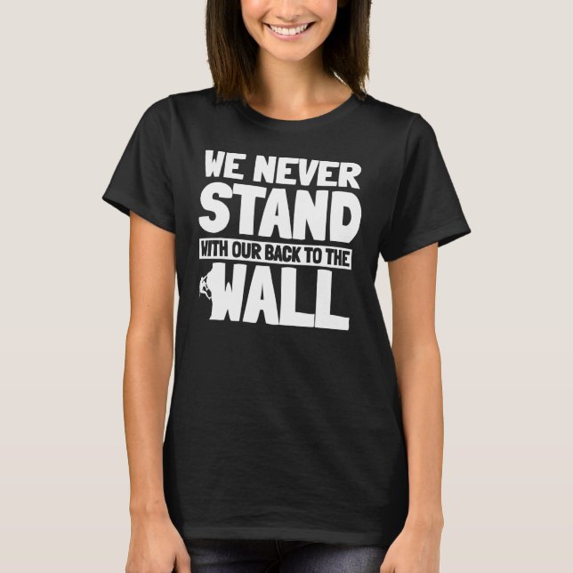 Camiseta Escalada Artificial de Pedras para Boulderer (Frente)