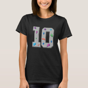 Camiseta Escalada De Aves De Capoeira De 10 Anos