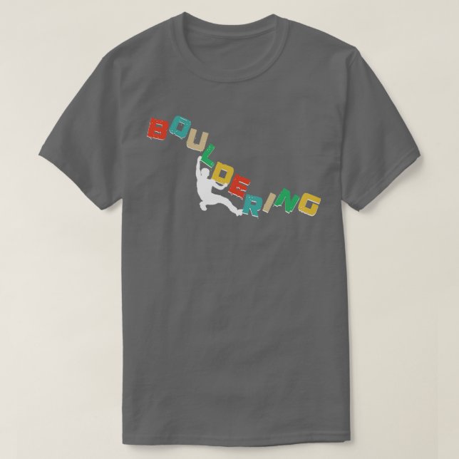Camiseta Escalada De Pedra De Escala Sem Fio (Frente do Design)