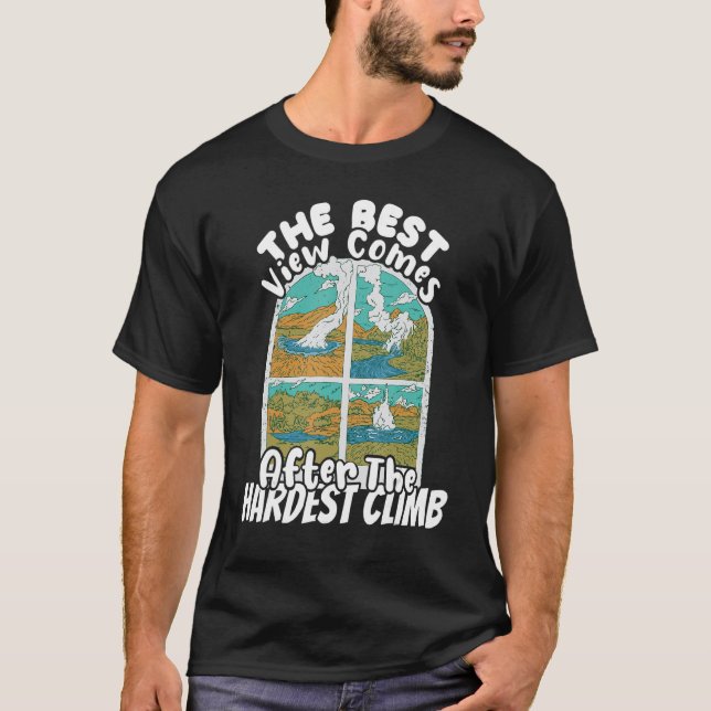 Camiseta Escalada De Pedra Subida Boa Vista Depois De Escal (Frente)