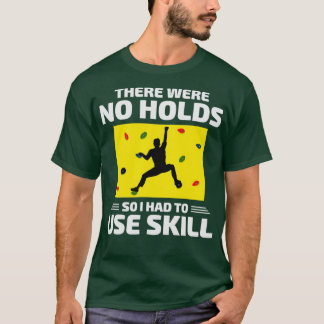 Camiseta Escalada de Pedra Subindo Em Curso No Subsolo De P