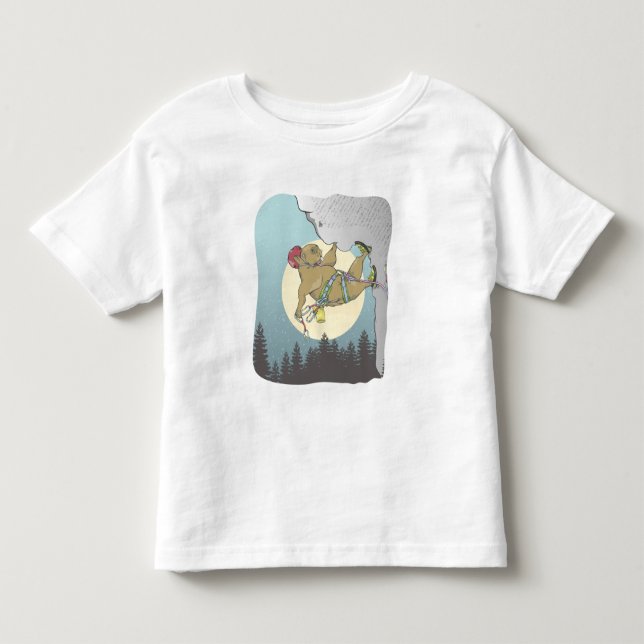Camiseta Escalada de rocha de Capybara (Frente)