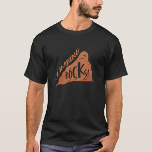 Camiseta Escalada de Rochas Escalando Escalas de Rocha Esca
