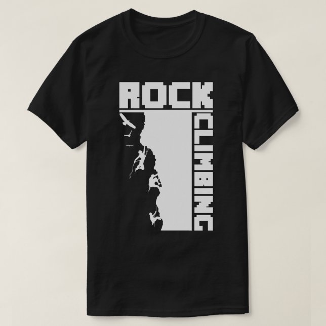 Camiseta Escalada de Rock (Frente do Design)