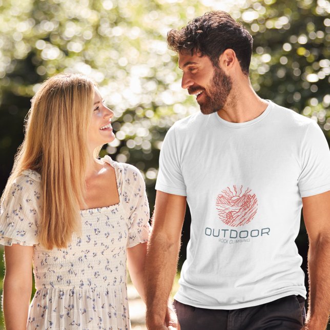 Camiseta Escalada de Rock Externo (Criador carregado)