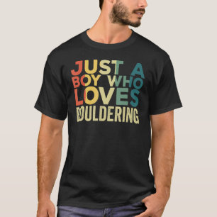 Camiseta Escalada de Roupa Bouldern Rock