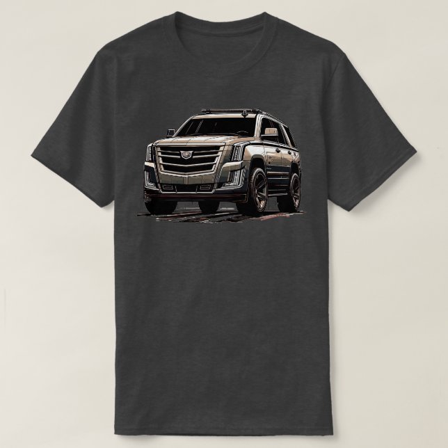 Camiseta Escalada do cadillac 8 (Frente do Design)