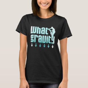 Camiseta Escalada e escalada com montanha e o que