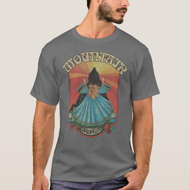 Camiseta Escalada em Montanha família 1970 (Frente)