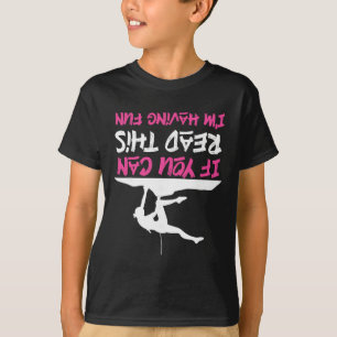 Camiseta Escalada em Rocha Alpinista Você Pode Ler Isto se