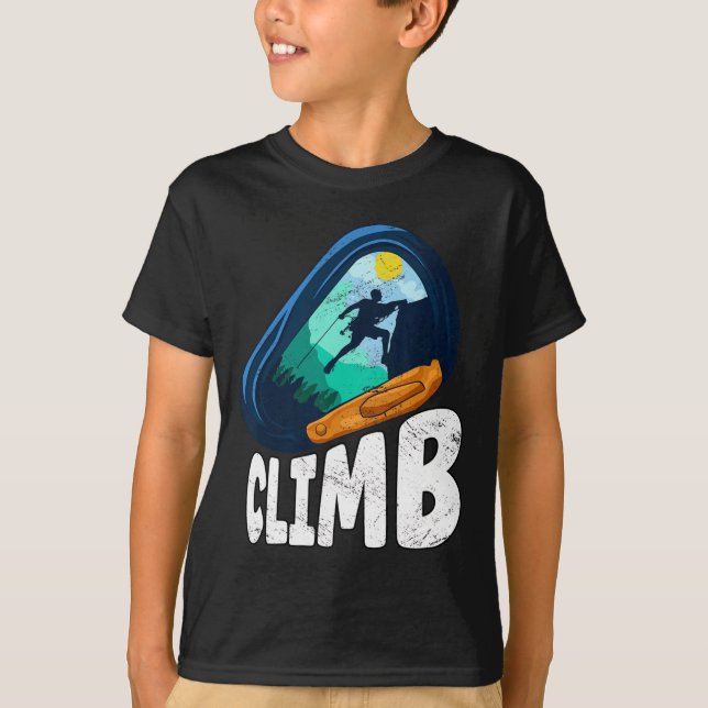 Camiseta Escalada em Rocha Bouldering Escalada em Montanha  (Frente)