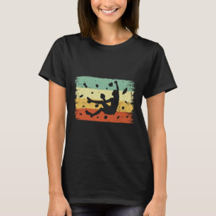 Camiseta Escalada em Rocha de Bouldering Retro Climber Vint