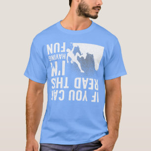 Camiseta Escalada em Rocha Legal para Homens Mulheres Monta