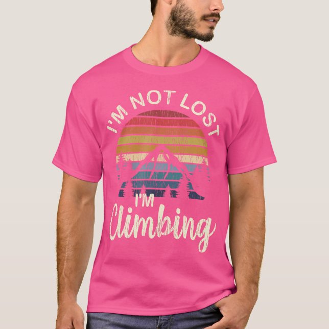 Camiseta Escalada em Rocha Montanhista Escalando (Frente)