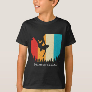 Camiseta Escalada em Rocha Vintage Squamish, Canadá Boulder