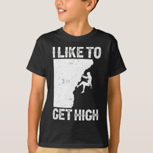 Camiseta Escalada Engraçada Para Homens Mulheres Montanha I